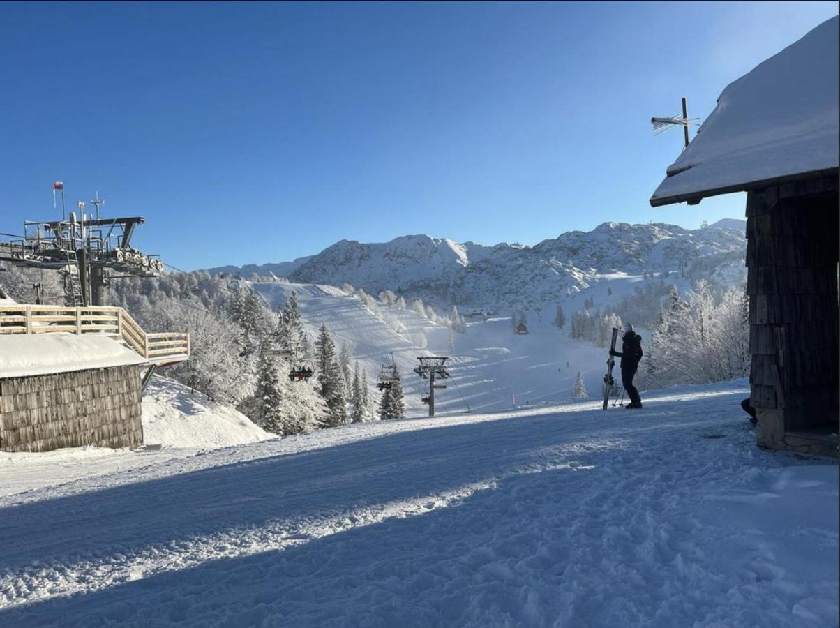 Chalet Burja At Vogel Mountain - Cable Car Access Or Hiking - Not Reachable With Car ボーヒニ エクステリア 写真