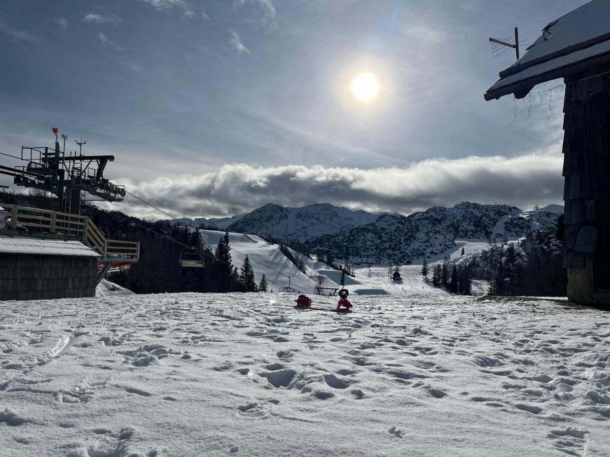 Chalet Burja At Vogel Mountain - Cable Car Access Or Hiking - Not Reachable With Car ボーヒニ エクステリア 写真