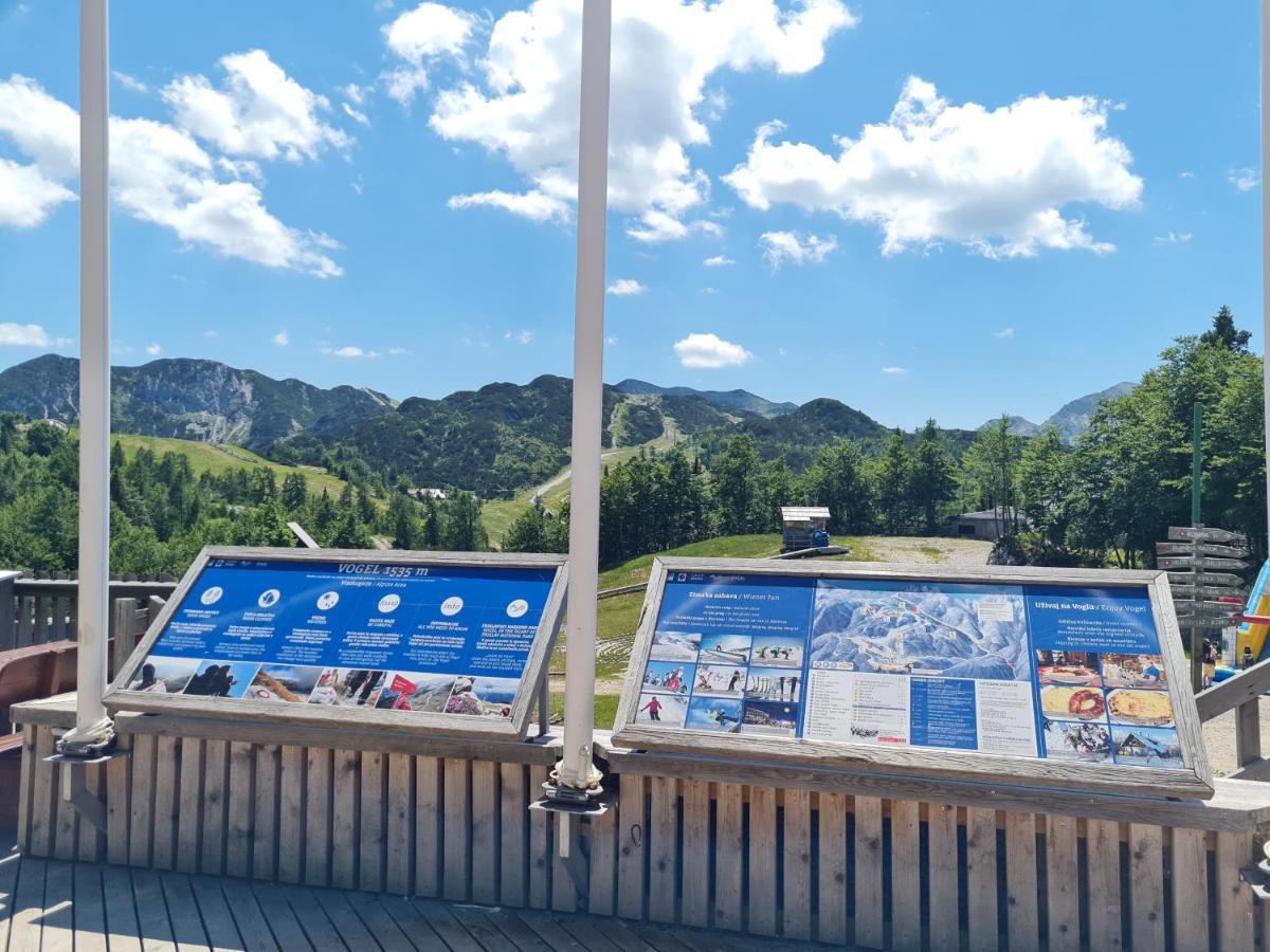 Chalet Burja At Vogel Mountain - Cable Car Access Or Hiking - Not Reachable With Car ボーヒニ エクステリア 写真